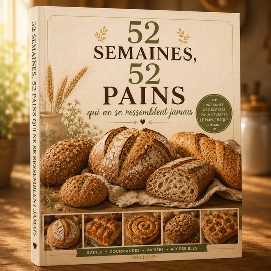 Ebook "52 semaines, 52 pains qui ne se ressemblent jamais" Klaropro