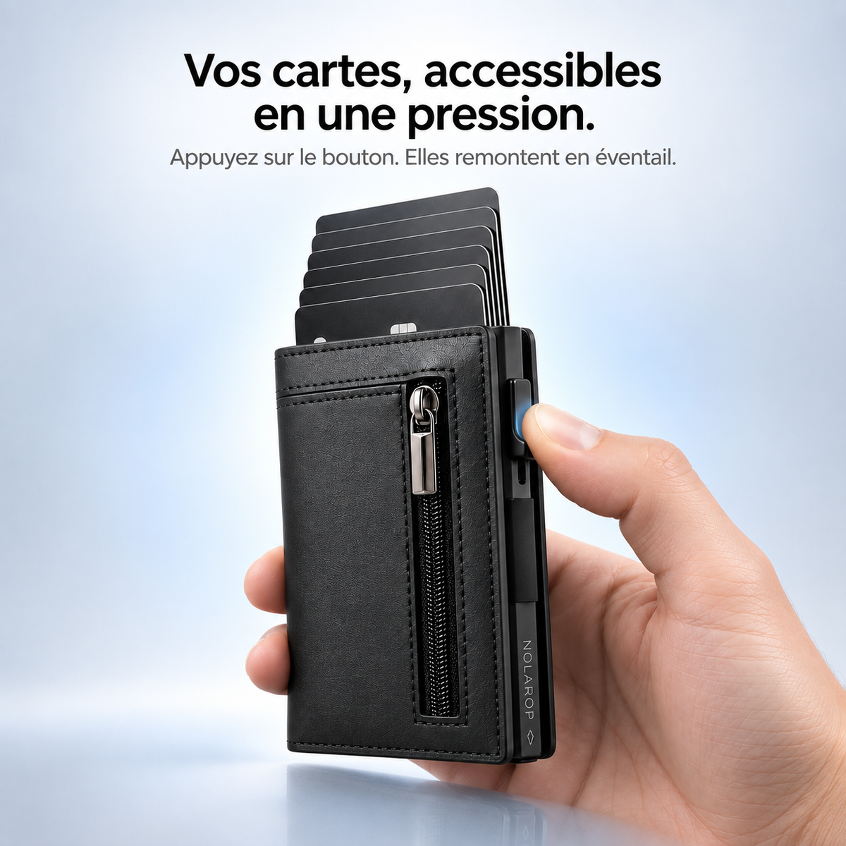 Nolarop Atlas - Le portefeuille que vous pouvez retrouver depuis votre téléphone. Nolarop