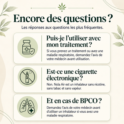 Nola Air™ : l’inhalateur à la molène pour votre confort respiratoire NolaAir